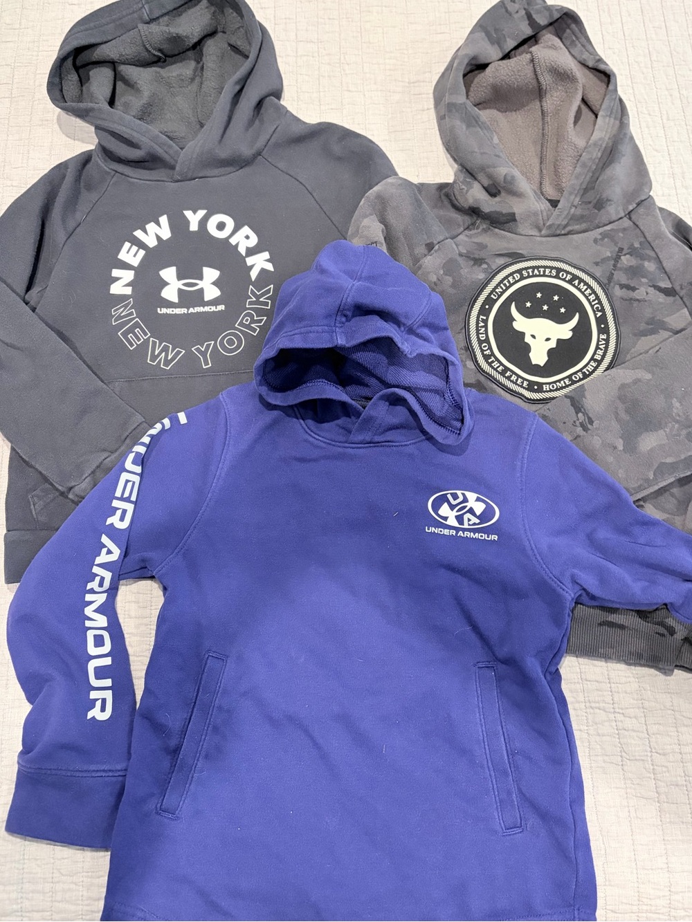 Under Armour Youth XS Hoodie Bundle (3 Piece)